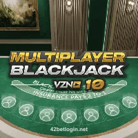 Blackjack VZN 10 Game Card